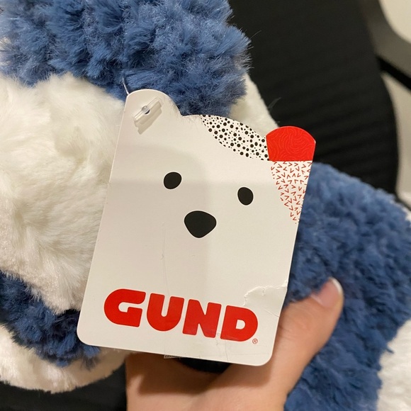 Gund blue and white panda bear - Picture 3 of 11